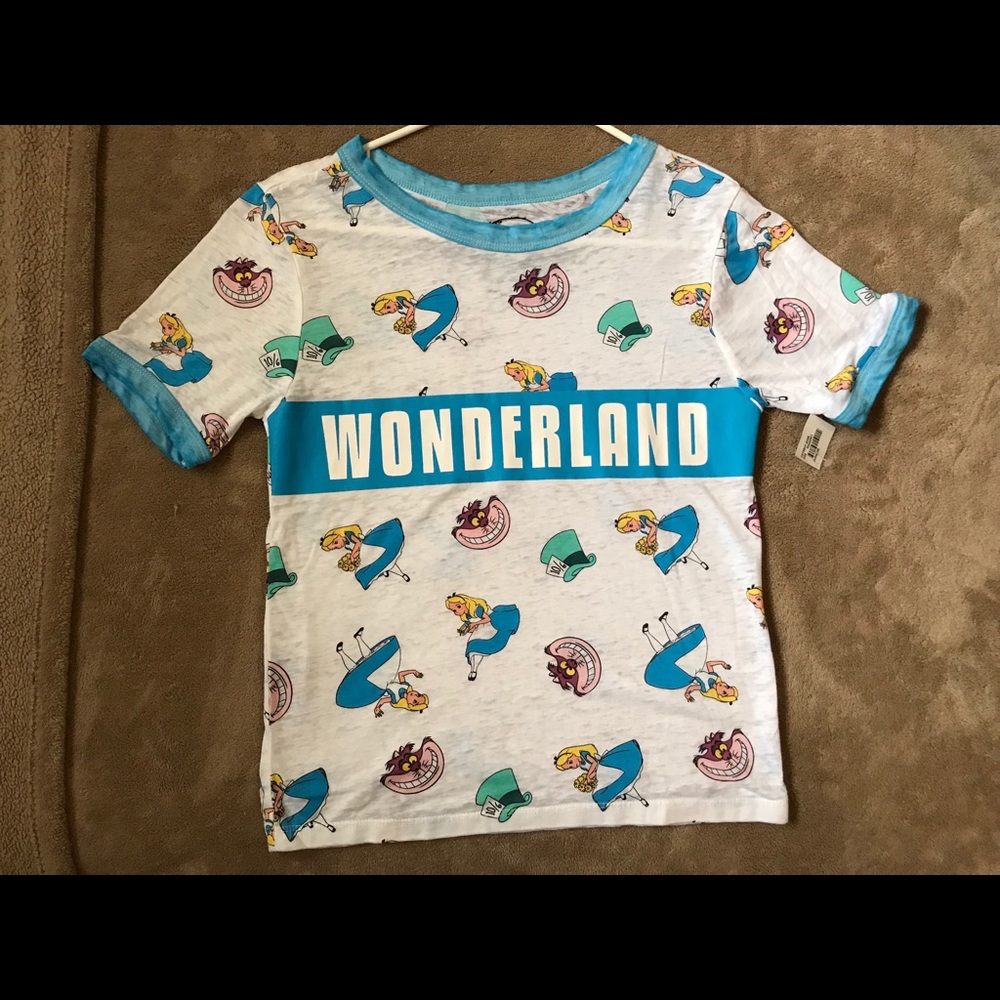 Brand New Alice in wonderland shirt, with tag